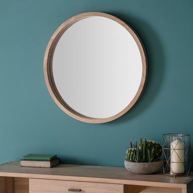 آینه دیواری با قاب چوبی (m40218)|ایده ها