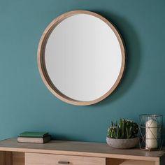 آینه دیواری با قاب چوبی (m40218)