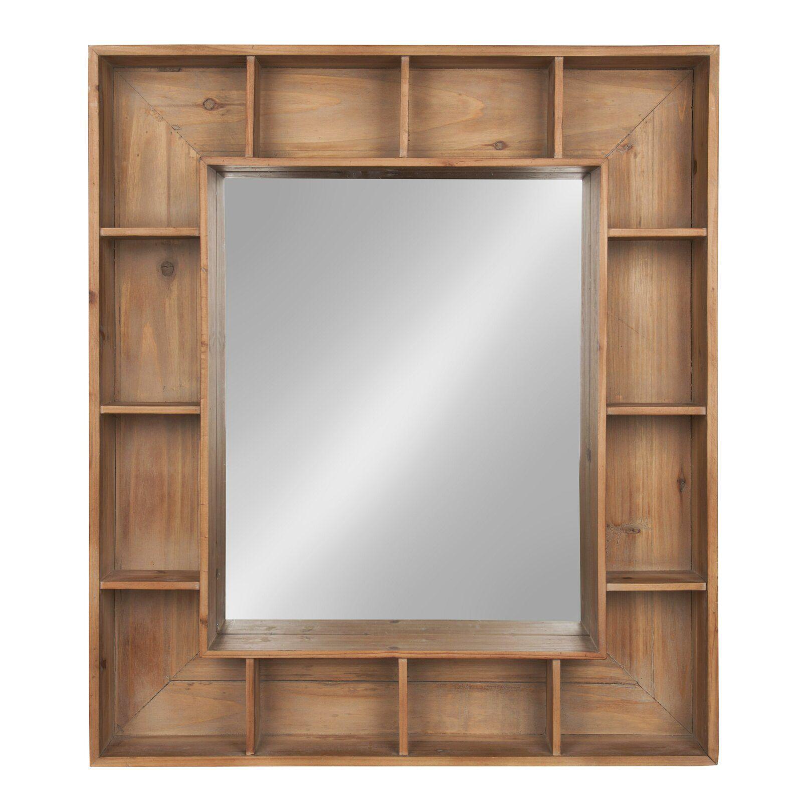 آینه دیواری چوبی (m42800)|ایده ها