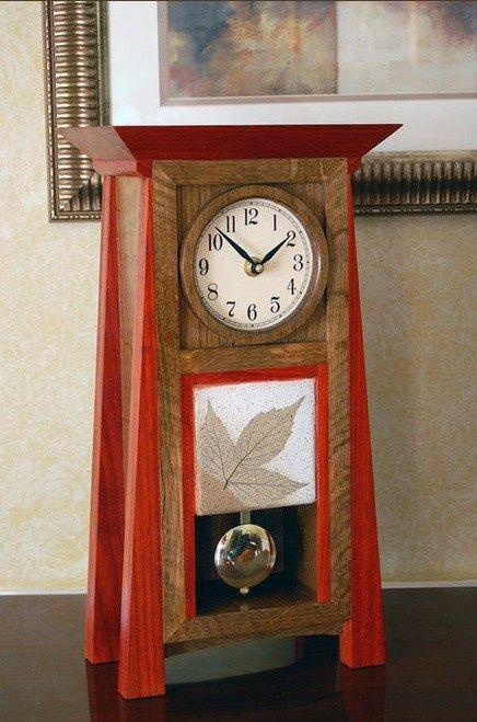 ساعت رومیزی چوبی مدرن و دکوری (m45585)|ایده ها