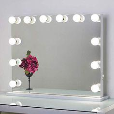 آینه رومیزی آرایش مدل چراغدار (m45016)