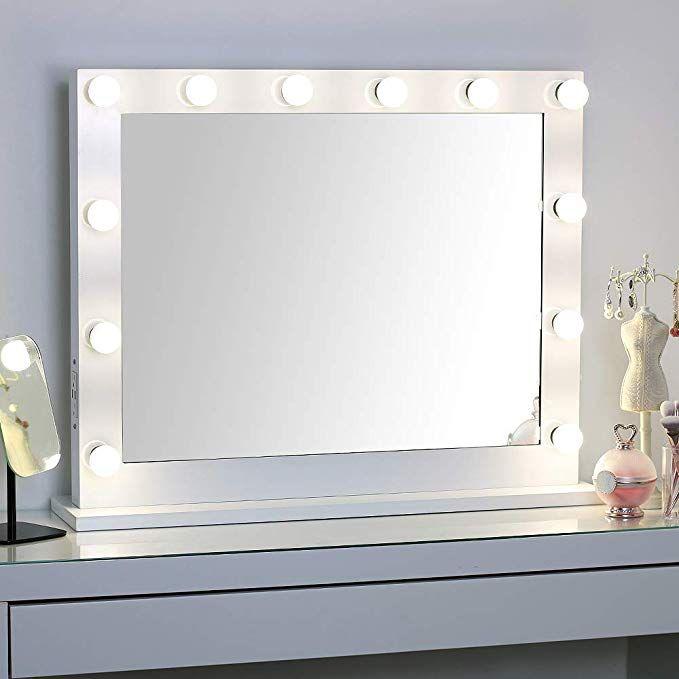 آینه رومیزی آرایش مدل چراغدار (m47520)|ایده ها