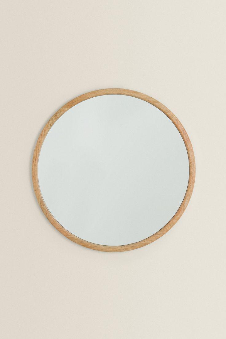 آینه دیواری با قاب چوبی (m47334)|ایده ها