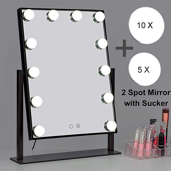 آینه رومیزی آرایش مدل چراغدار (m47513)|ایده ها
