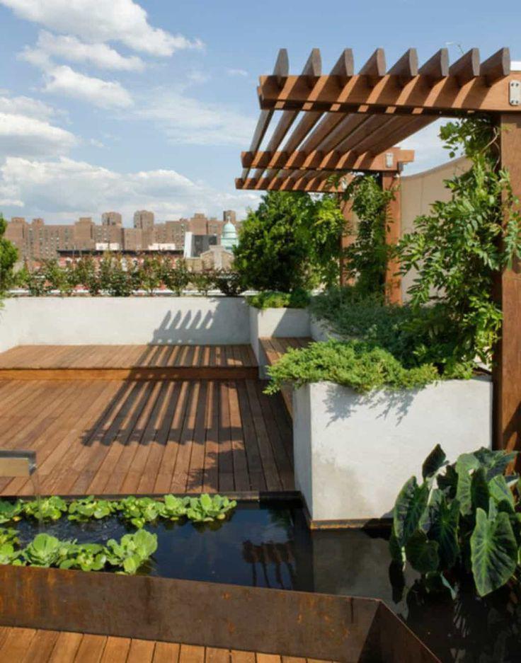 طراحی باغچه پشت بام (m50424)|ایده ها
