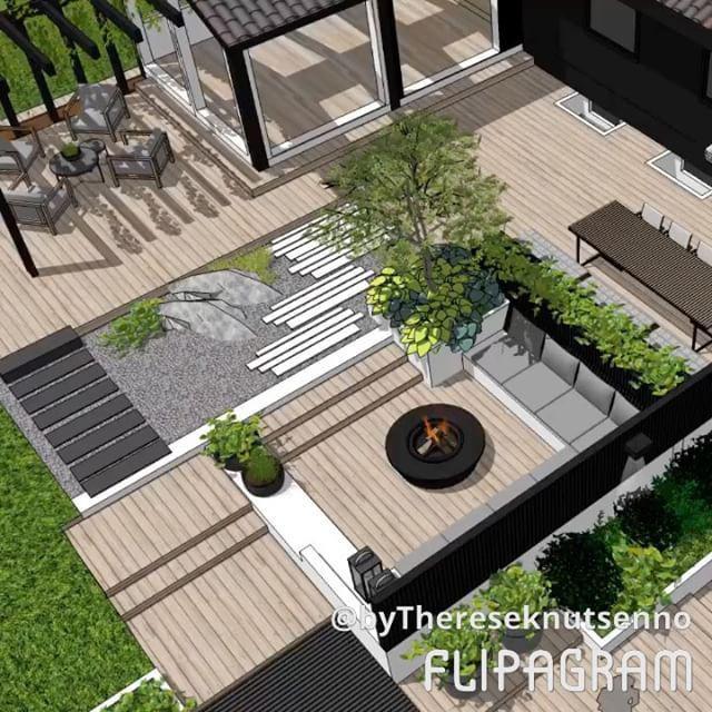 طراحی باغچه پشت بام (m50373)|ایده ها