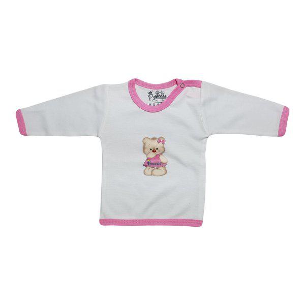 تی شرت آستین بلند نوزادی برند پرنسس مدل PINK-01|دیجی‌کالا