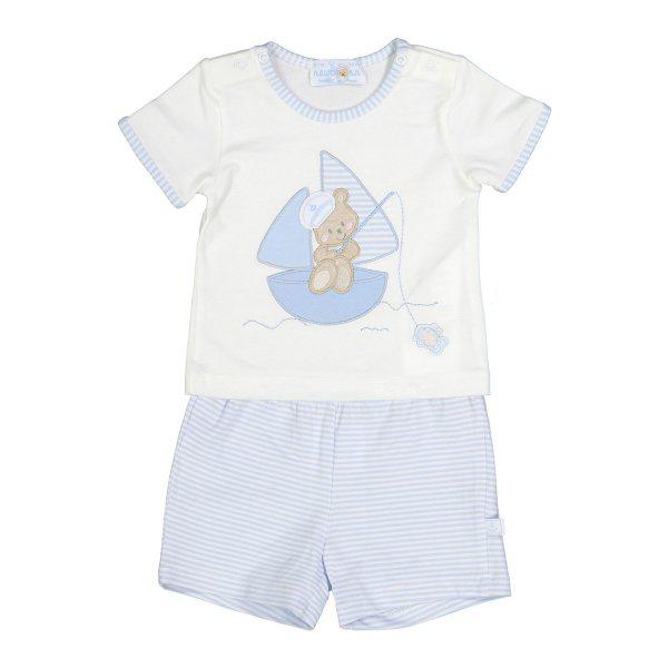 ست تی شرت و شلوارک نوزادی پسرانه مایورال مدل MA 160888|دیجی‌کالا
