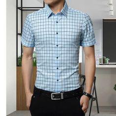 پیراهن مردانه آستین کوتاه (m57388)