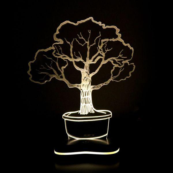 چراغ خواب سه بعدی گالری دیکوماس طرح درخت کد DMS148    |دیجی‌کالا