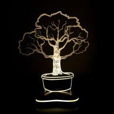چراغ خواب سه بعدی گالری دیکوماس طرح درخت کد DMS148    