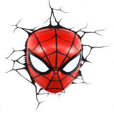چراغ دیواری تری دی لایت اف ایکس مدل Spider Man