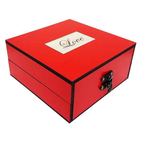 جعبه هدیه چوبی کادویی آیهان باکس مدل 42|دیجی‌کالا