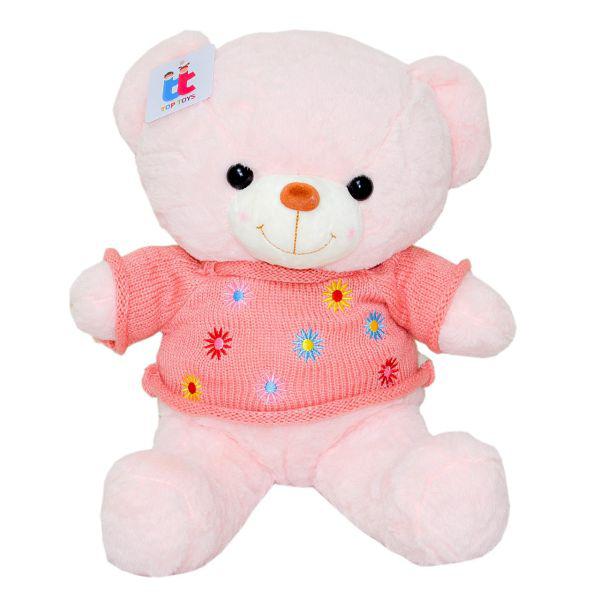 عروسک خرس تدی مدل Flower Sweatshirt|دیجی‌کالا