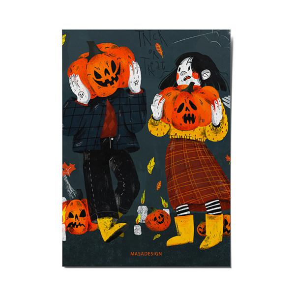 کارت پستال ماسا دیزاین طرح هالووین کد POST190|دیجی‌کالا