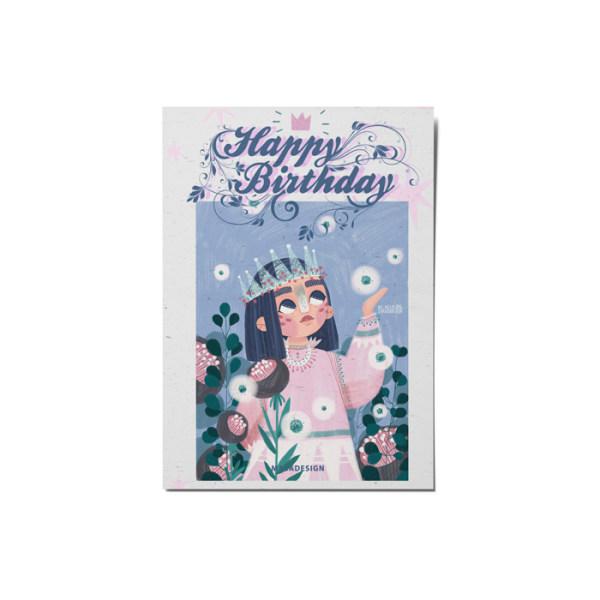 کارت پستال ماسا دیزاین طرح تولدت مبارک کد postv06|دیجی‌کالا