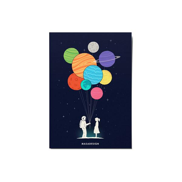 کارت پستال ماسا دیزاین طرح دوستی کد POST172|دیجی‌کالا