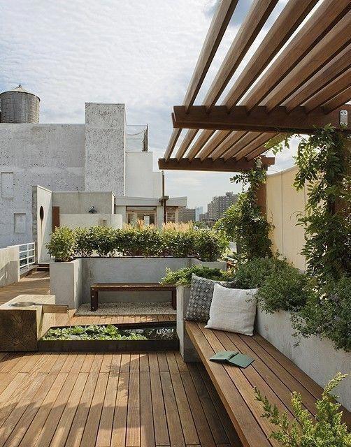 طراحی باغچه پشت بام (m87078)|ایده ها