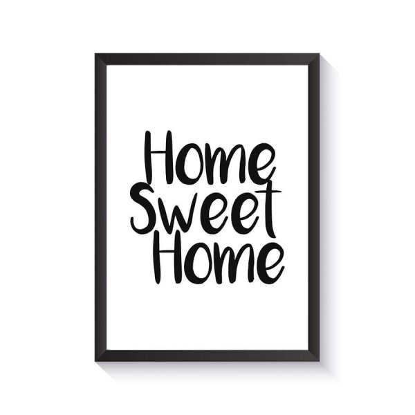 تابلو وینا مدل Home Sweet Home|دیجی‌کالا
