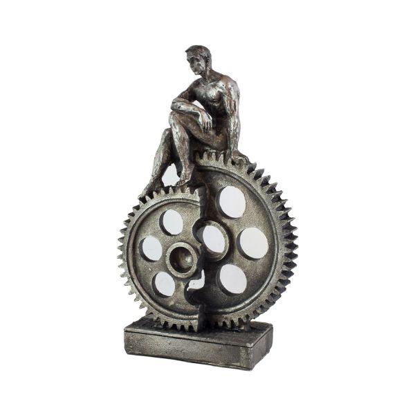 مجسمه صنعت کار مدل چرخ دنده کد AL-20020175|دیجی‌کالا