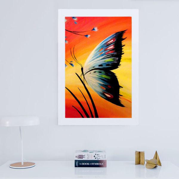 تابلو گالری استاربوی طرح پروانه مدل هنری 54|دیجی‌کالا