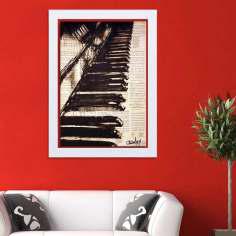 تابلو گالری استاربوی طرح پیانو مدل هنری HL336