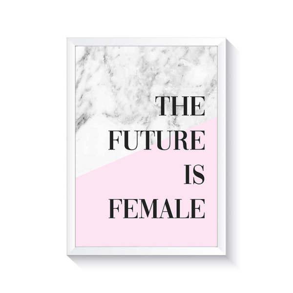 تابلو وینا مدل The Future Is Female 0001|دیجی‌کالا