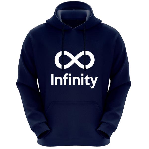 هودی مردانه طرح infinity کد F250 رنگ سرمه ای|دیجی‌کالا