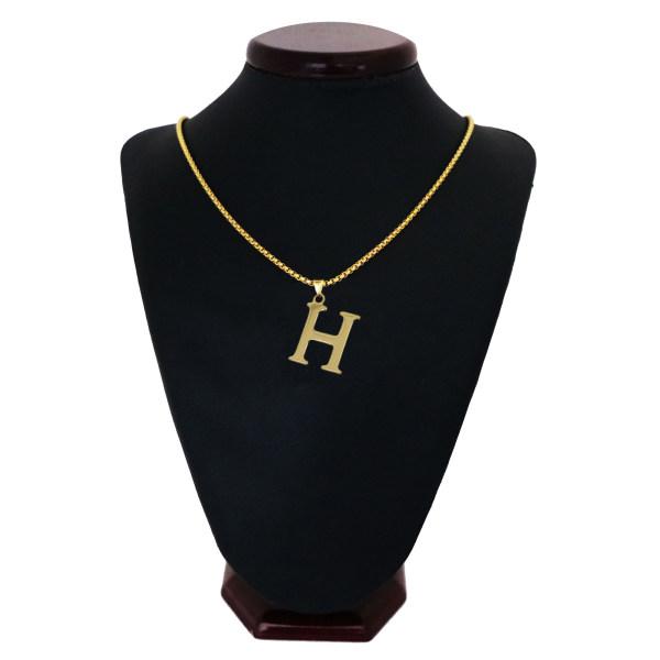 گردنبند مردانه طرح حرف H کد h08|دیجی‌کالا