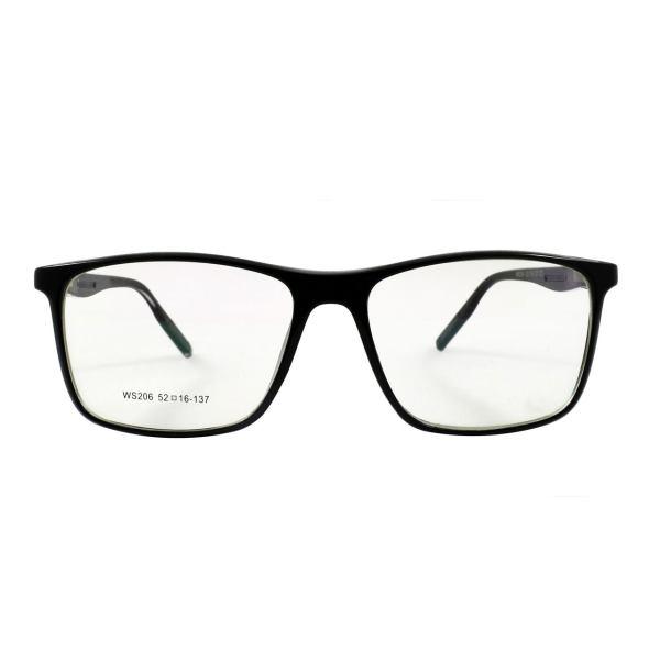 فریم عینک طبی مدل Tr90 Dark Glossy WS206|دیجی‌کالا