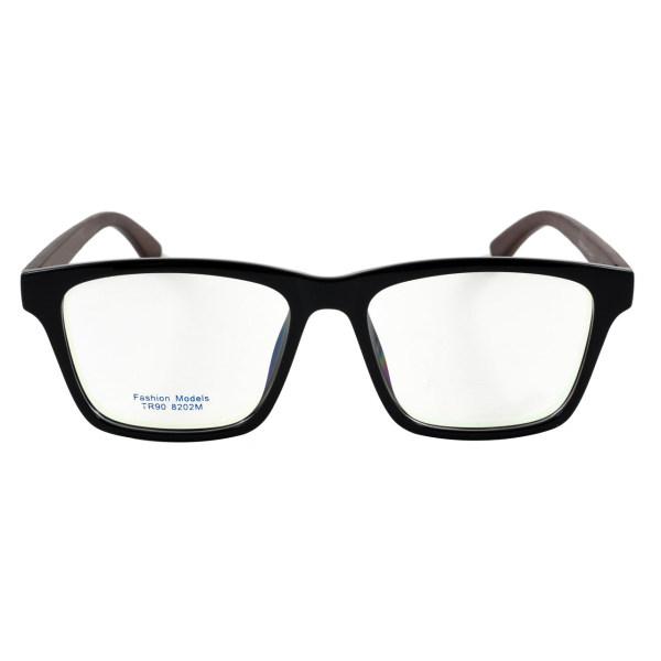 فریم عینک طبی مدل Tr90 8202M Shiny Black|دیجی‌کالا