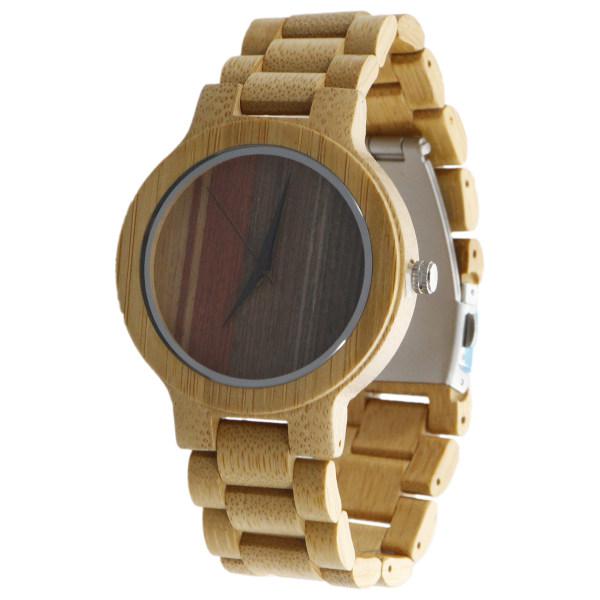 ساعت مچی چوبی عقربه ای - کد BMK28|دیجی‌کالا