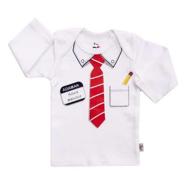 تی شرت آستین بلند نوزادی آدمک مدل دیپلمات کد 01|دیجی‌کالا
