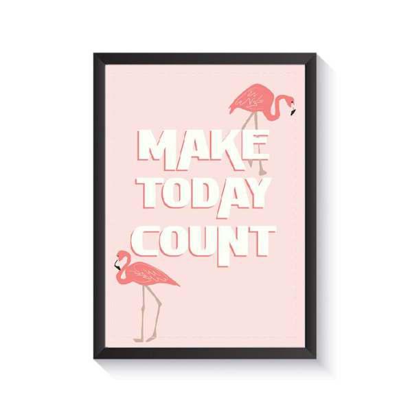تابلو وینا مدل Make Today Count|دیجی‌کالا