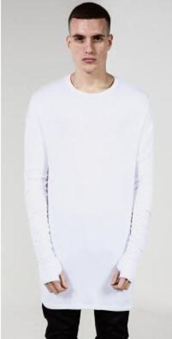 تی شرت مردانه لانگ (m154714)|ایده ها