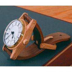 ساعت رومیزی چوبی مدرن و دکوری (m158970)