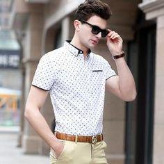 پیراهن مردانه آستین کوتاه (m159400)
