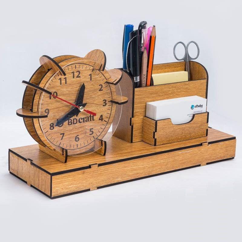 ساعت رومیزی چوبی مدرن و دکوری (m166146)|ایده ها