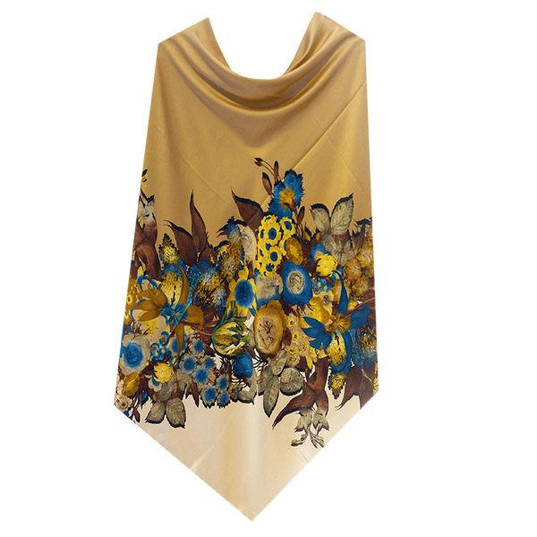 روسری زنانه پیکاسو طرح گل|دیجی‌کالا