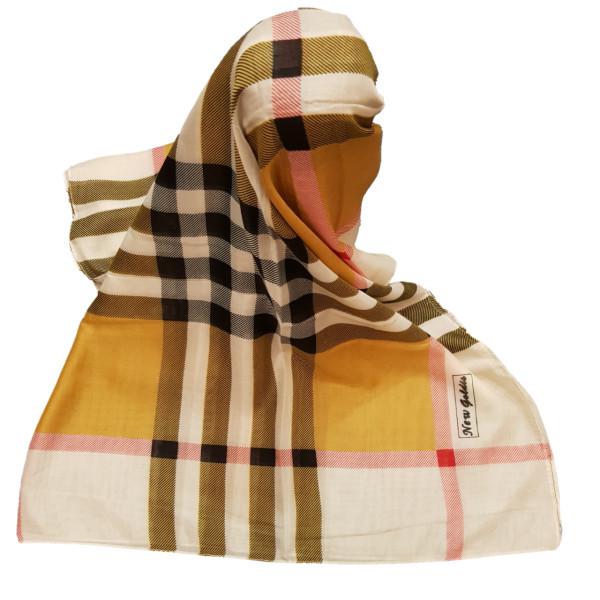 روسری زنانه نیو گلدی طرح چهارخانه کد RM95081|دیجی‌کالا