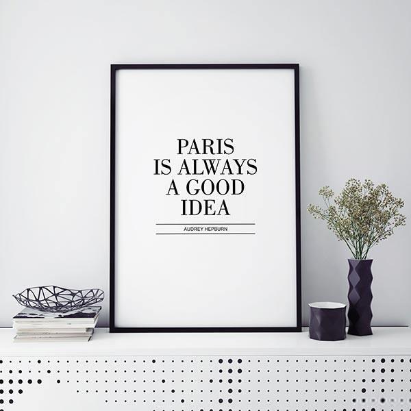 تابلو سالی وود طرح پاریس یک ایده بی نظیر کد T200001|دیجی‌کالا