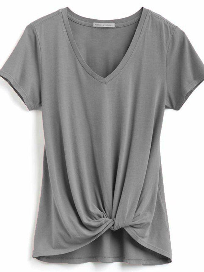 تی شرت زنانه اسپرت نخی (m209776)|ایده ها