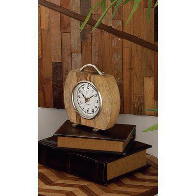 ساعت رومیزی چوبی مدرن و دکوری (m215808)|ایده ها