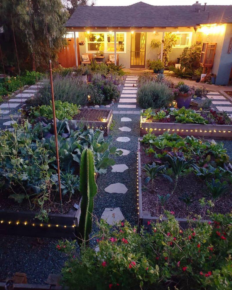 طراحی باغچه در حیاط (m218117)|ایده ها