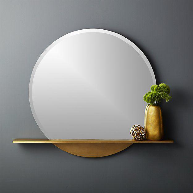 آینه دیواری با شلف (m223419)|ایده ها