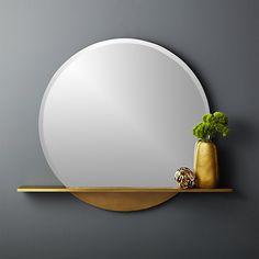 آینه دیواری با شلف (m223419)