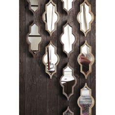 آینه دیواری با قاب چوبی (m223415)