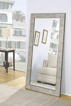 آینه قدی دیواری و ایستاده با قاب چوبی (m230685)