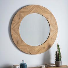 آینه دیواری با قاب چوبی (m230735)