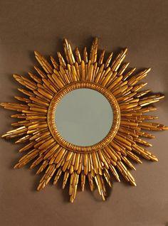 آینه دیواری طرح خورشید (m230862)